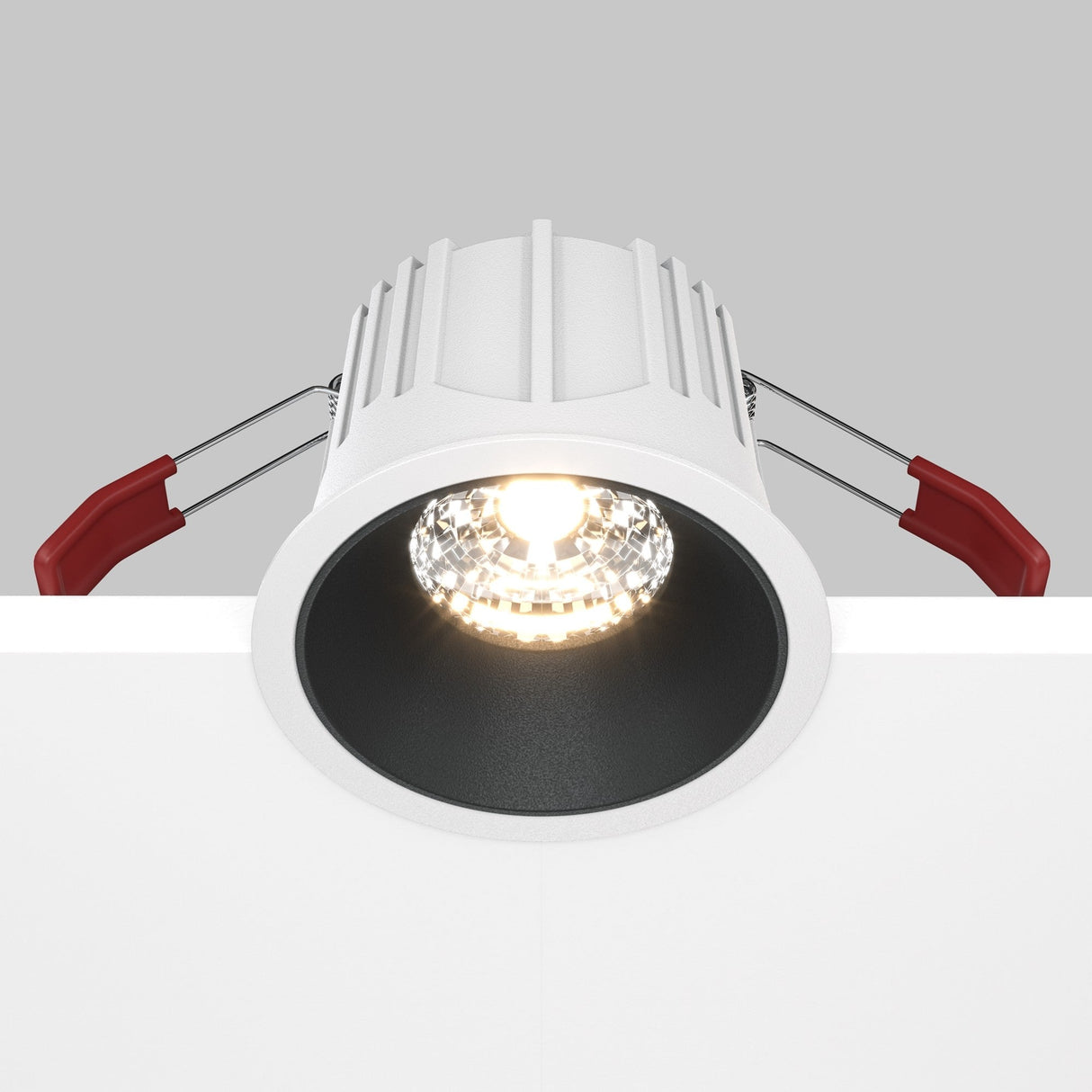Alfa LED Dimmable Downlight in White & Black with mobility and control features
