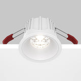 Mobility and control feature of the Alfa LED Dimmable Fixed Round Recessed Downlight in white, allowing for customizable lighting.