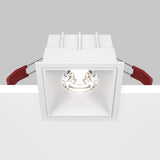 Mobility and control feature of the Alfa LED Dimmable Fixed Square Recessed Downlight in white, enhancing lighting versatility.