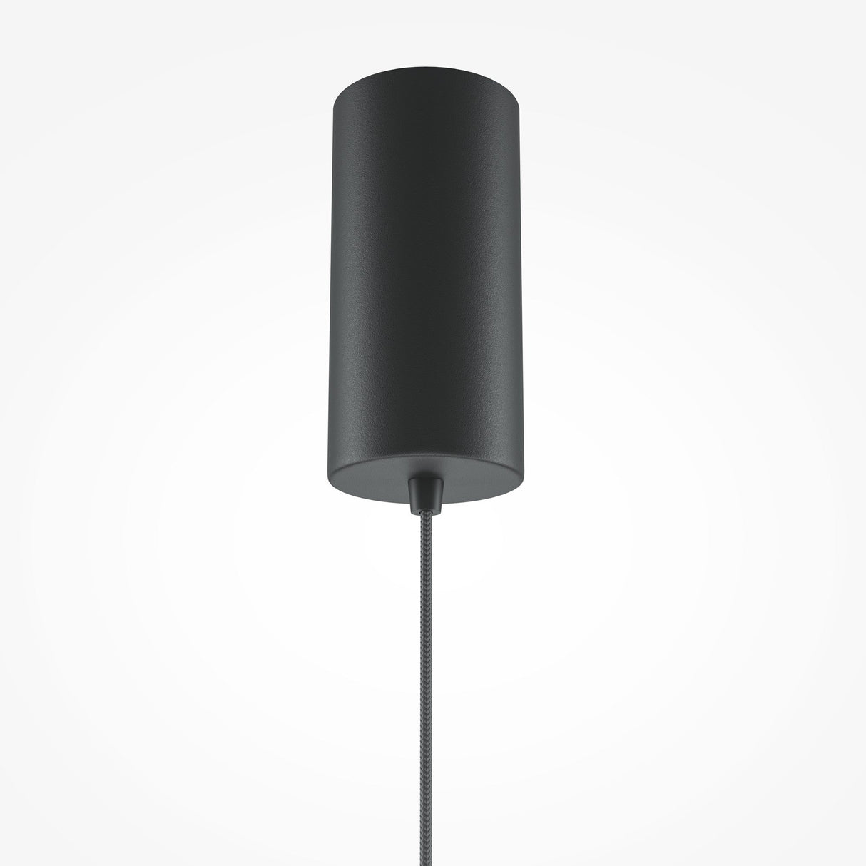 The El LED Round Tablet Pendant Light in White & Gold features a cylindrical design with a textured surface and cable suspension, emitting ambient light. Against a plain white background, it adds a minimalist, modern touch to contemporary interiors.