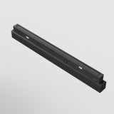 The Points CCT LED Dimmable Linear Track Light for Magnetic Exility, 18W 2700-6000K in black, stands out against a white background. This sleek and modern light complements any setup with its functionality and style.