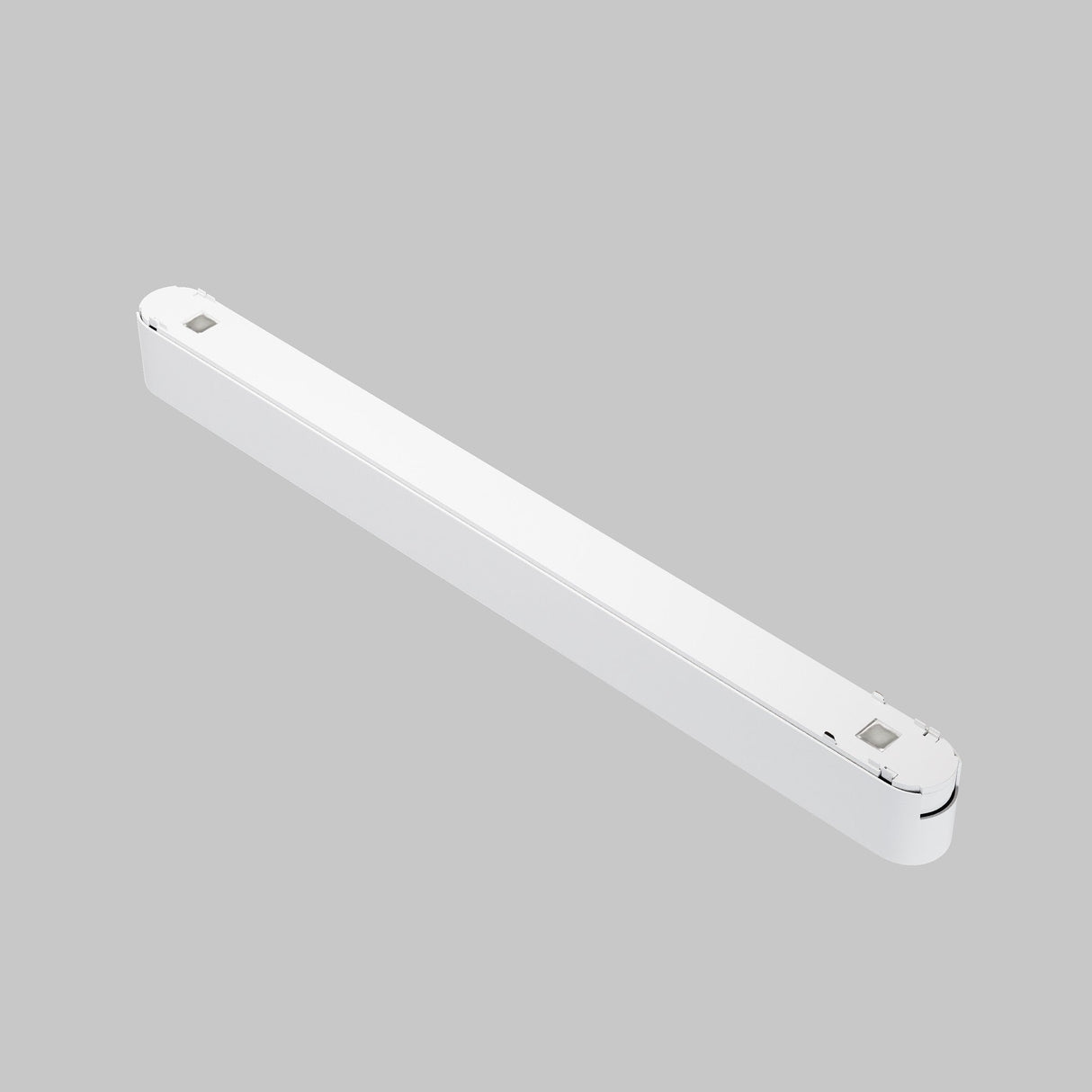 The Points LED Linear Track Light for Magnetic Tracks Radity, 16W 4000K in white, features a sleek rectangular design against a plain gray background.