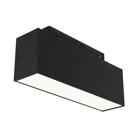 Basis LED Magnetic S35 Linear Track Light in Black, providing compact and efficient lighting.