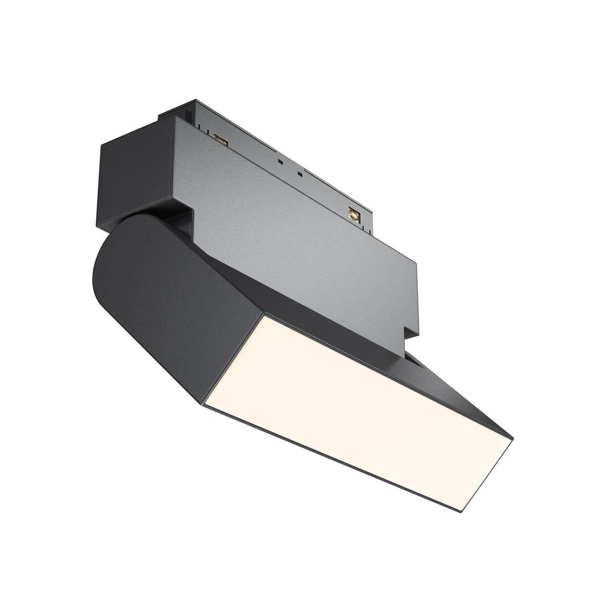 Basis Rot Adjustable LED Magnetic S35 Linear Track Light in Black, offering versatile lighting for modern interiors.