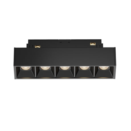 Compact Black Points LED Linear track light, a functional lighting fixture for customized setups.