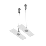 Components for surface-mounted track system Accessories for tracks Exility