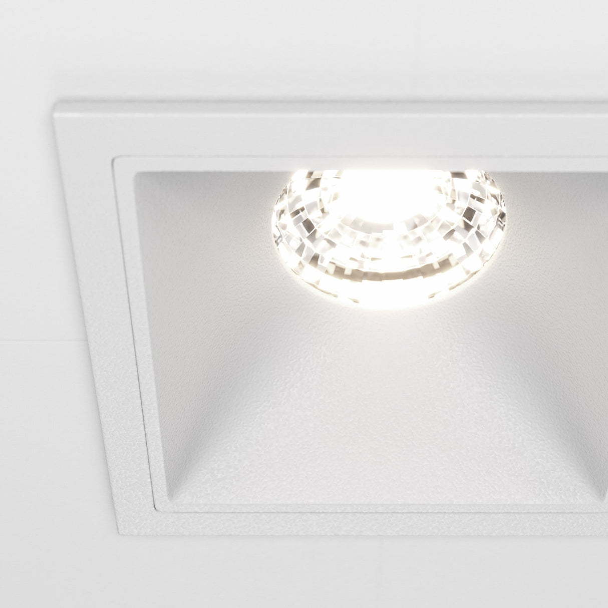 Alfa LED Downlight in White from an alternate perspective