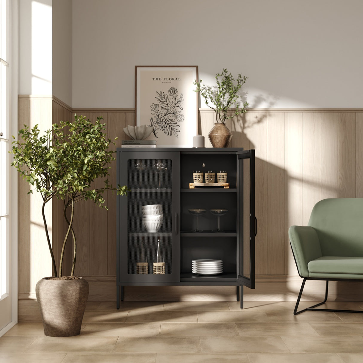 Reuben Cabinet - Black