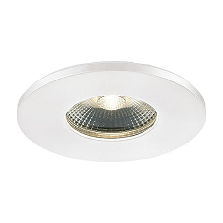 LED recessed downlight in white finish