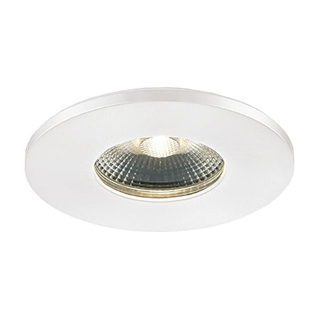 LED recessed downlight in white finish