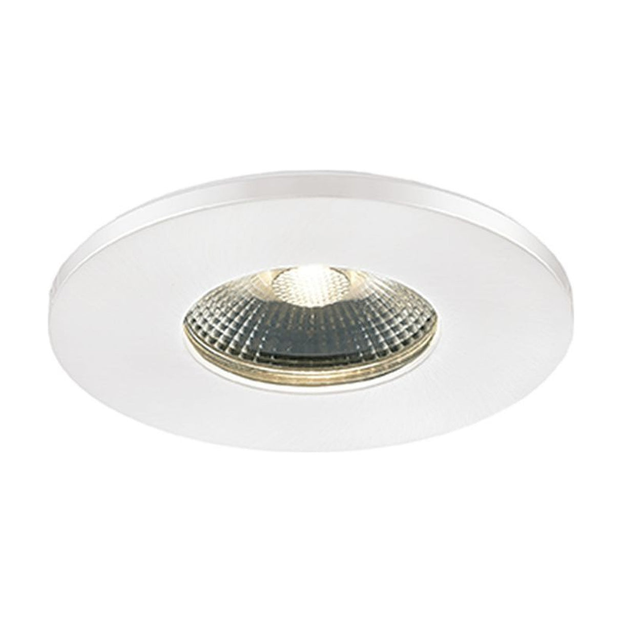 LED recessed downlight in white finish