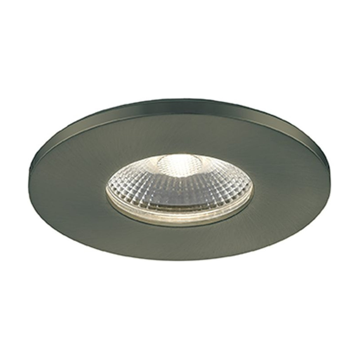 LED recessed downlight in bronze finish