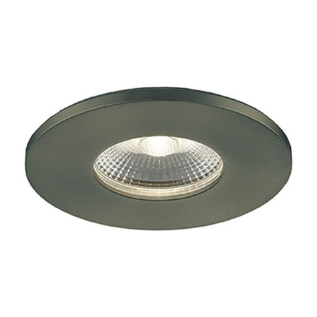 LED recessed downlight in bronze finish