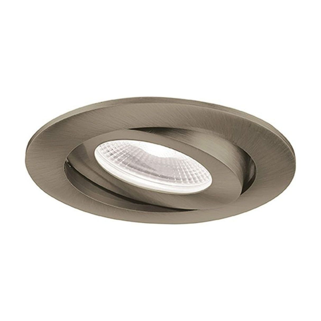 LED recessed downlight in bronze finish