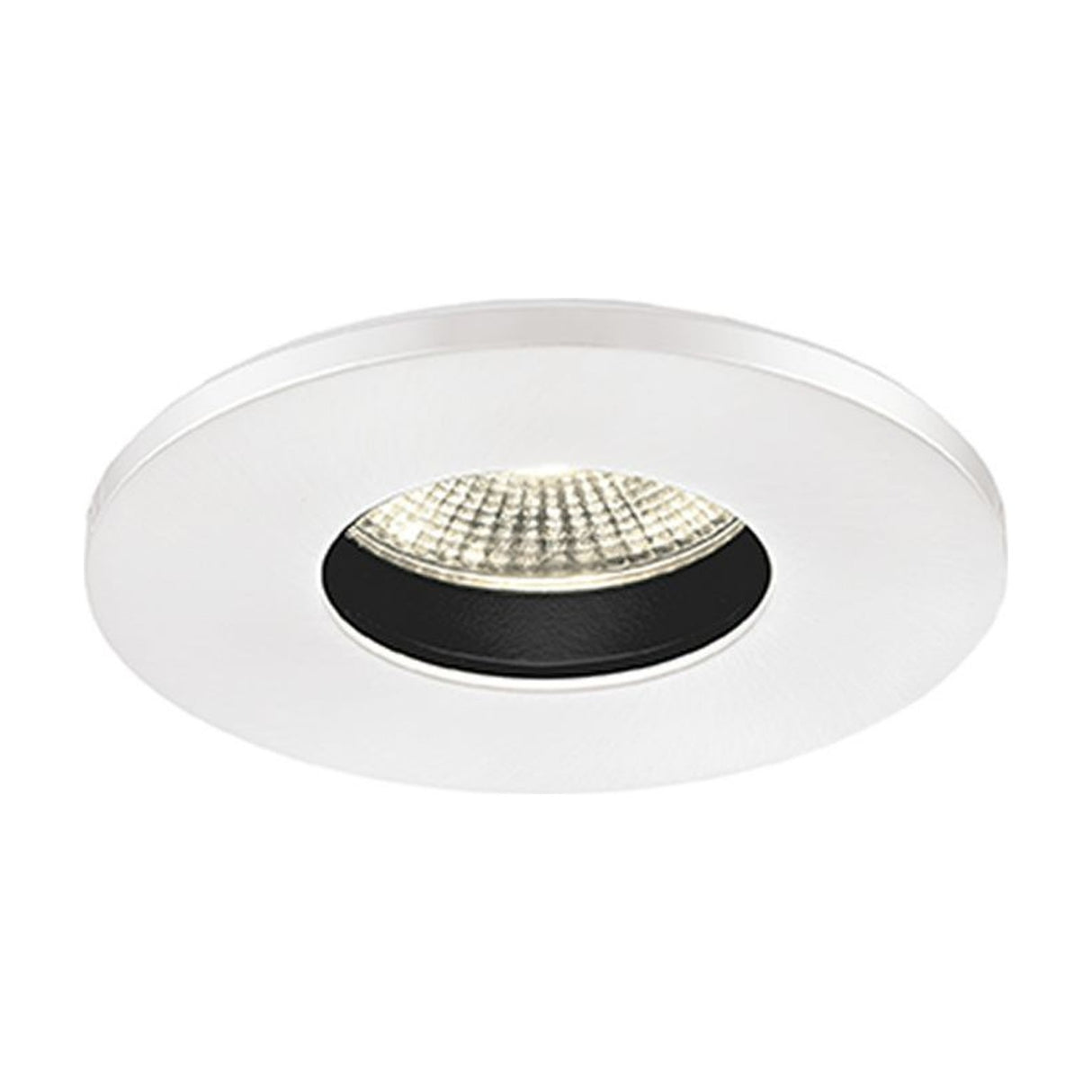 LED recessed downlight in white finish