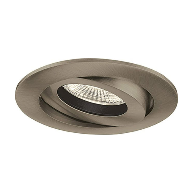 LED recessed downlight in bronze finish