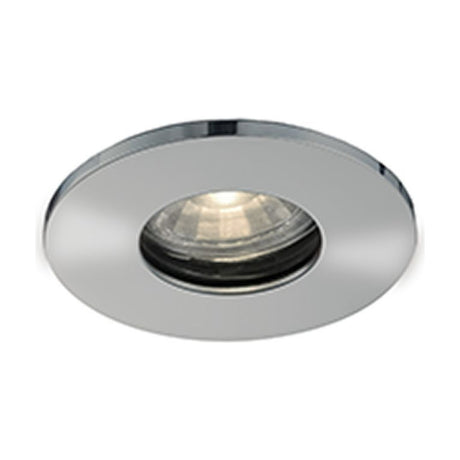 GU10 recessed downlight in satin nickel finish