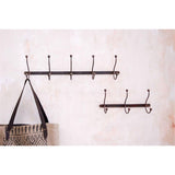 Rama Iron Wall Hooks - Grey - Row of 5