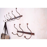 Rama Iron Wall Hooks - Grey - Row of 5