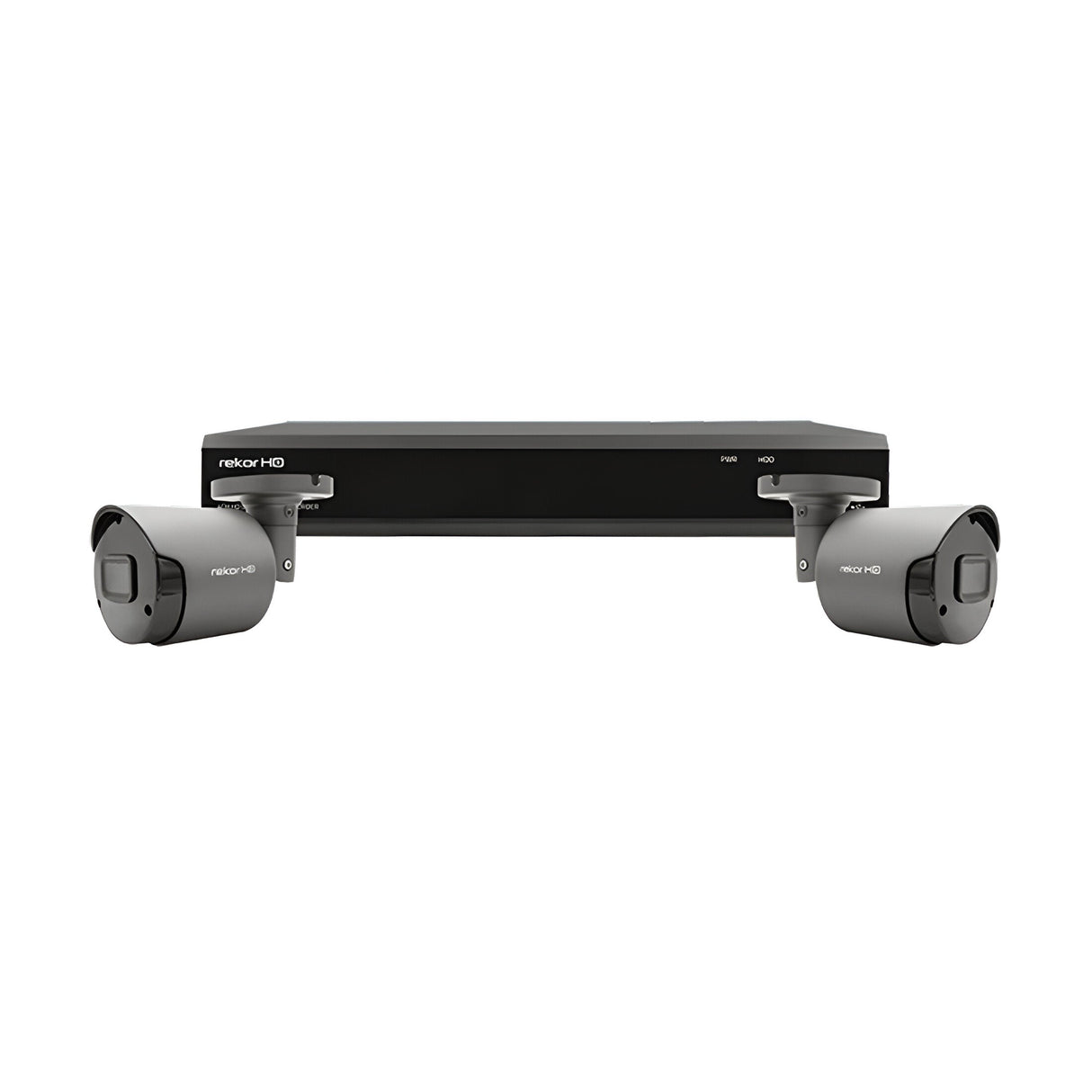 RekorHD 2MP Analogue 4 Channel 2 Camera Bullet Kit 500GB - Grey