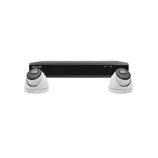 RekorHD 2MP Analogue 4 Channel 2 Camera Dome Kit 2TB - White