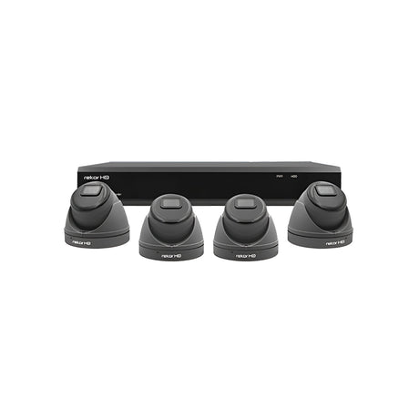 RekorHD 2MP Analogue 8 Channel 4 Camera Dome Kit 1TB - Grey