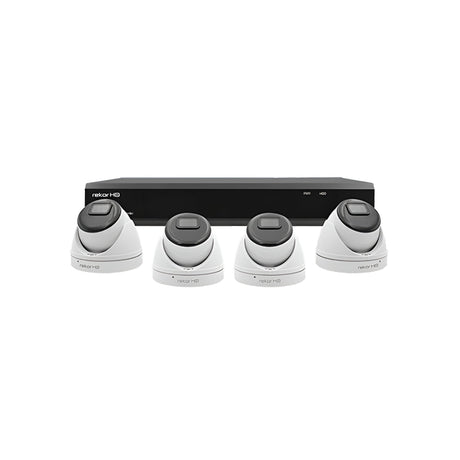 RekorHD 2MP Analogue 8 Channel 4 Camera Dome Kit 1TB - White