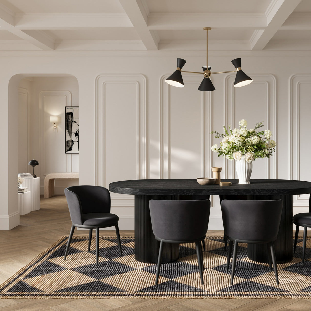 Rina Dining Table – Black