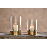 Rajura Small Hurricane Lantern - Brass