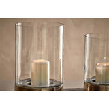 Rajura Small Hurricane Lantern - Brass