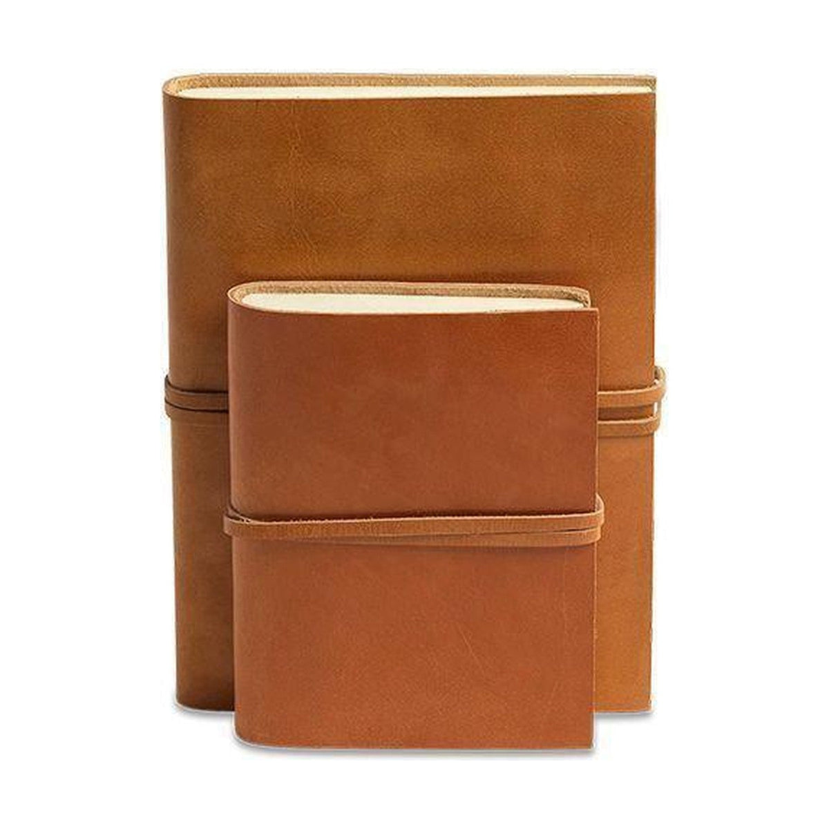 Rustic A5 Leather Journal - Tanned
