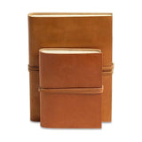 Rustic A5 Leather Journal - Tanned