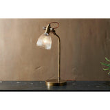 Rarni Recycled Glass Table Lamp - Antique Brass