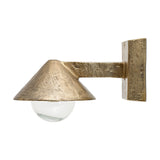 Rhya Aluminium Outdoor Wall Light - Antique Brass