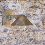 Rhya Aluminium Outdoor Wall Light - Antique Brass