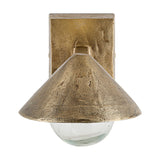 Rhya Aluminium Outdoor Wall Light - Antique Brass