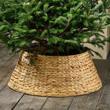 Vesvorne Water Hyacinth Christmas Tree Skirt - Natural