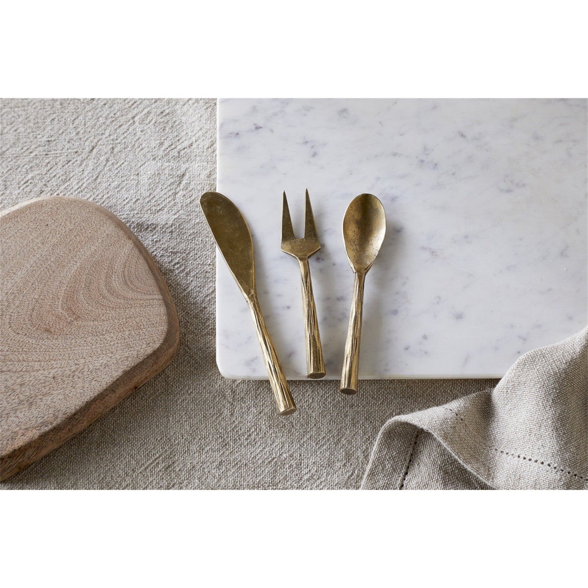 Roda Serving Set - Antique Brass - Set of 3