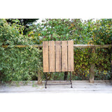 Rishikesh Reclaimed Wood Folding Garden Table - Natural