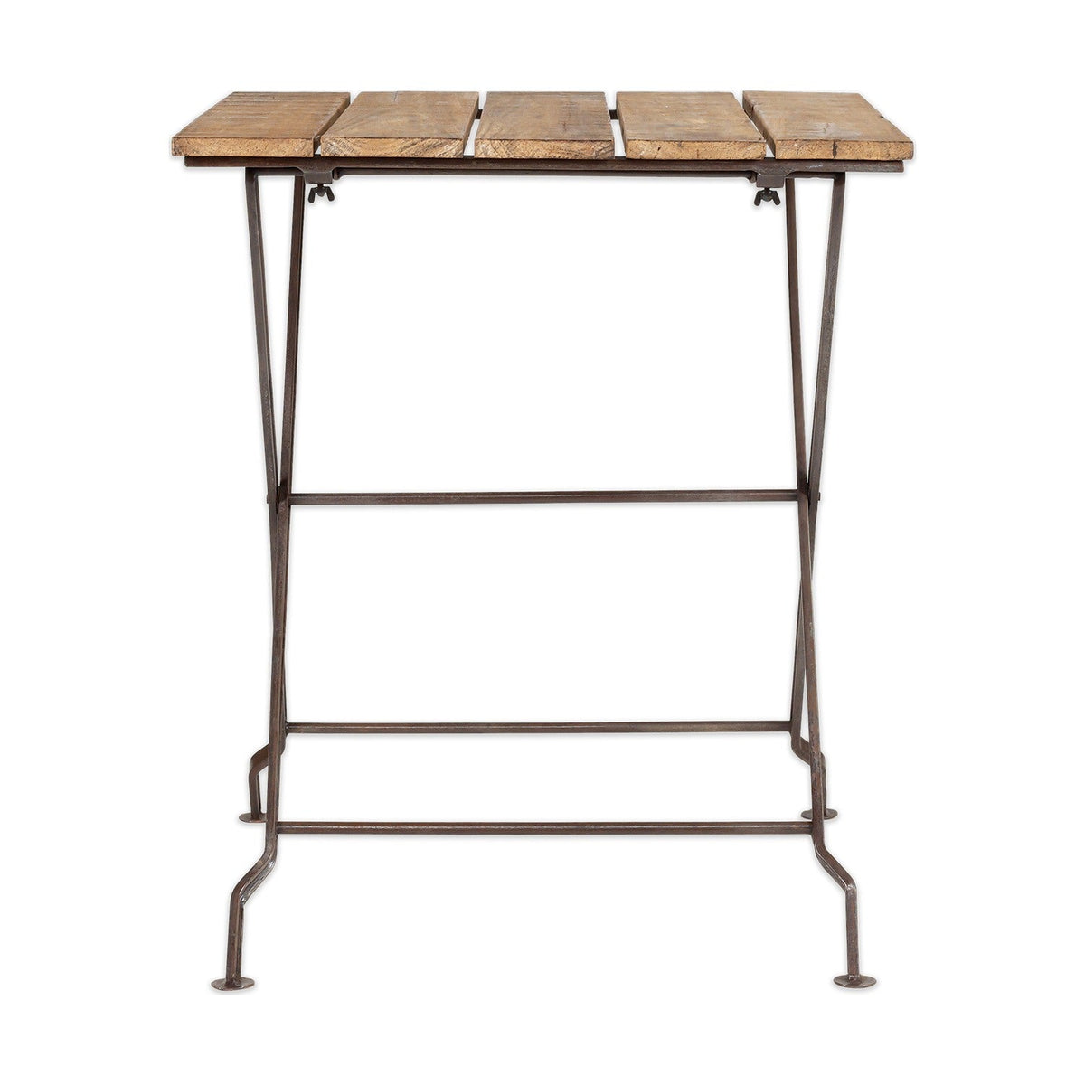 Rishikesh Reclaimed Wood Folding Garden Table - Natural