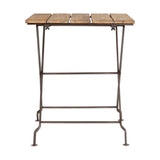 Rishikesh Reclaimed Wood Folding Garden Table - Natural