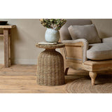 Rampura Rattan Side Table - Natural
