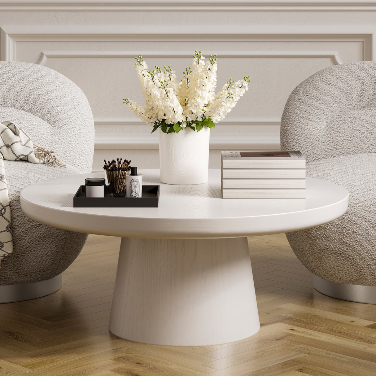 Rumi Coffee Table - White
