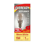 E14 (SES) Oven Bulb 25W 150lm - Warm White 2800K retail pack
