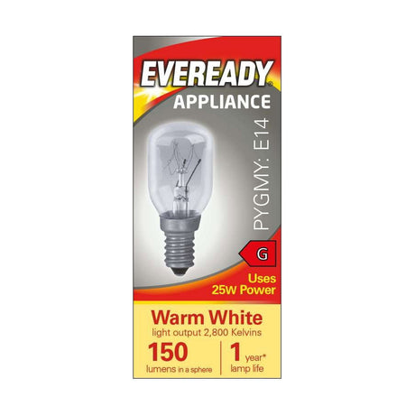 E14 (SES) Pygmy Bulb 25W 150lm - Warm White 2800K retail pack
