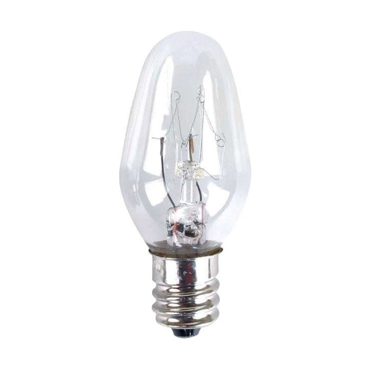 E12 Night Light Bulb 7W 50lm - Warm White 2200K, 2 Pack