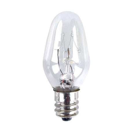 E12 Night Light Bulb 7W 50lm - Warm White 2200K, 2 Pack