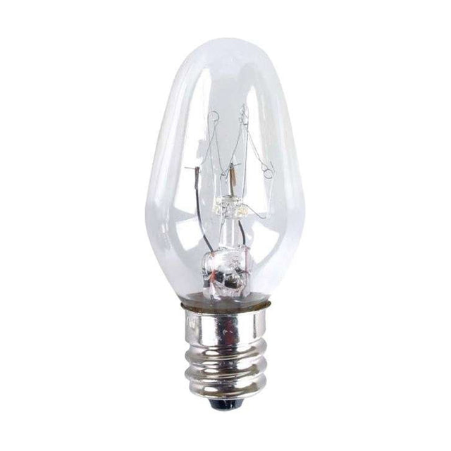 E12 Night Light Bulb 7W 50lm - Warm White 2200K, 2 Pack