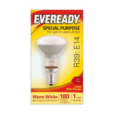 E14 (SES) Reflector R39 Bulb 30W 180lm - Warm White 2700K retail pack