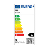 B22 (BC) LED Golf Bulb 3W 250lm Non-Dimmable - Warm White 3000K energy label